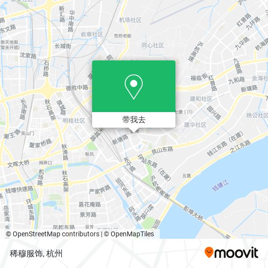 稀穆服饰地图