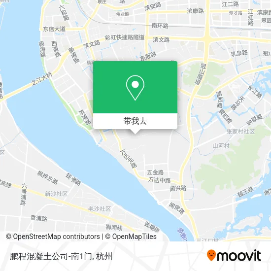 鹏程混凝土公司-南1门地图