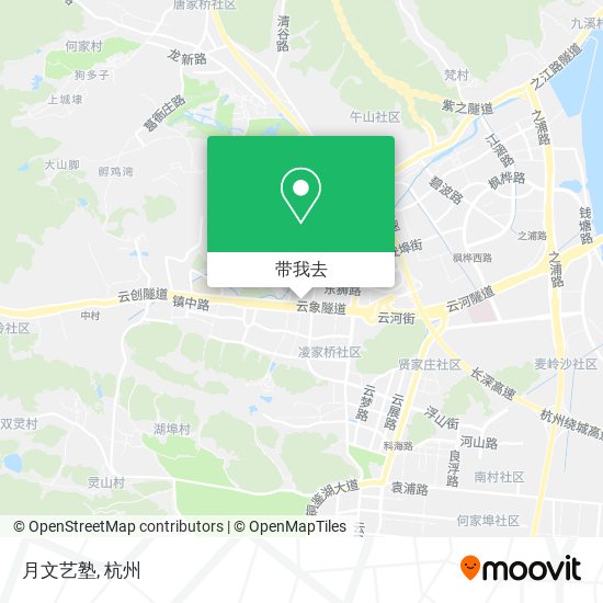 月文艺塾地图