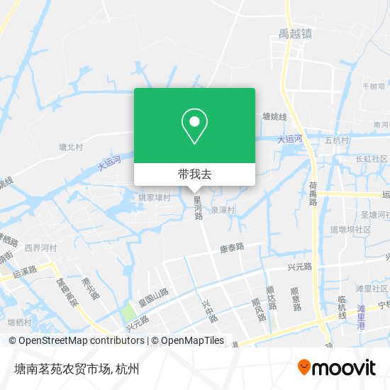 塘南茗苑农贸市场地图