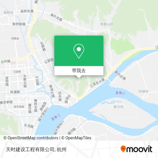 天时建设工程有限公司地图