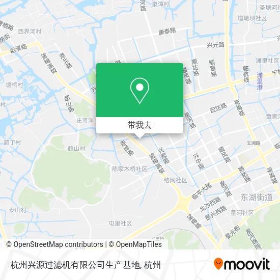 杭州兴源过滤机有限公司生产基地地图