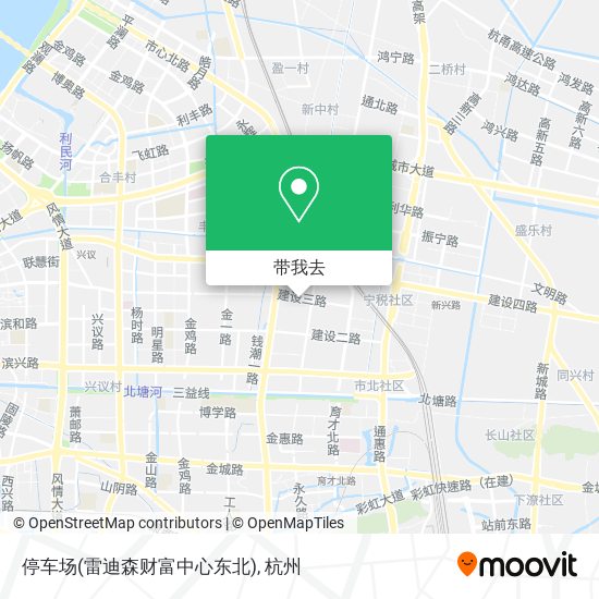 停车场(雷迪森财富中心东北)地图