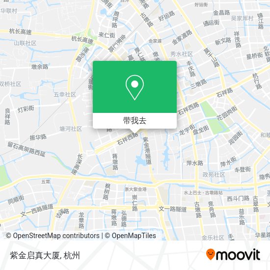 紫金启真大厦地图