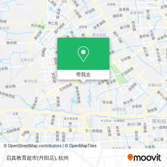 启真教育超市(丹阳店)地图