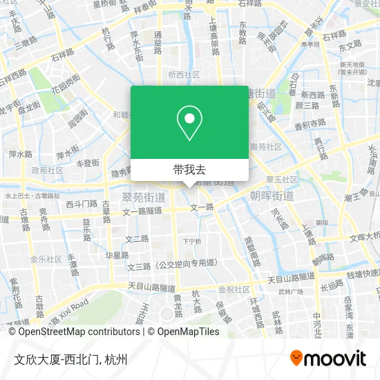 文欣大厦-西北门地图