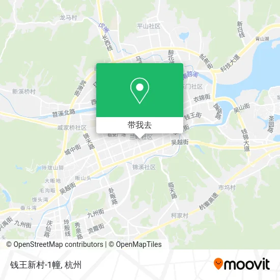 钱王新村-1幢地图