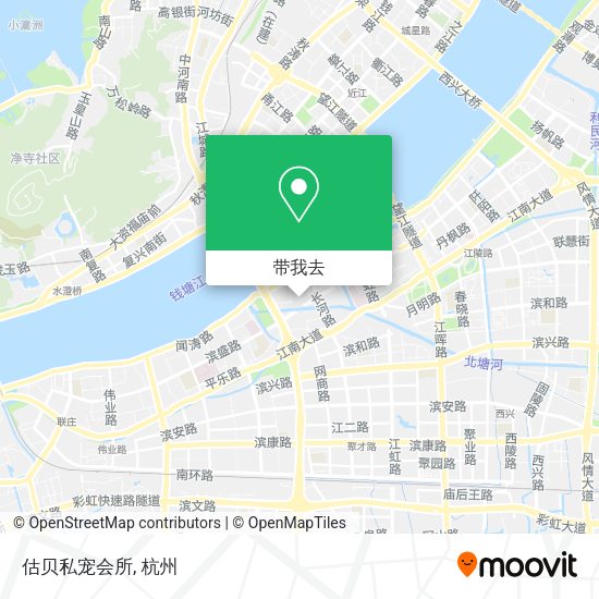 估贝私宠会所地图