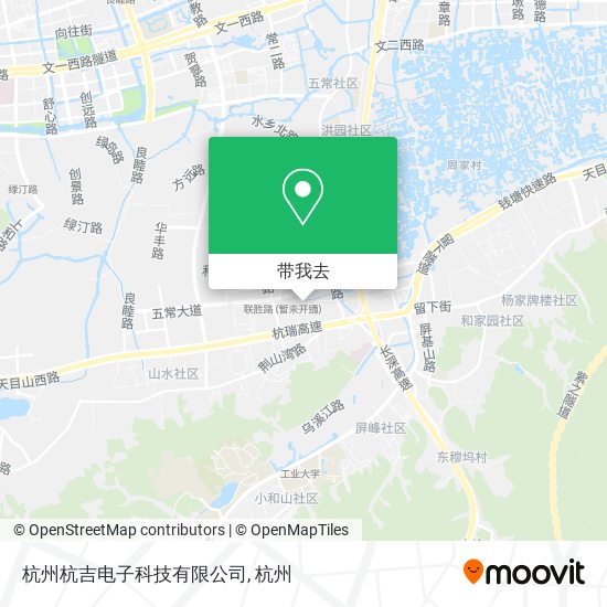 杭州杭吉电子科技有限公司地图