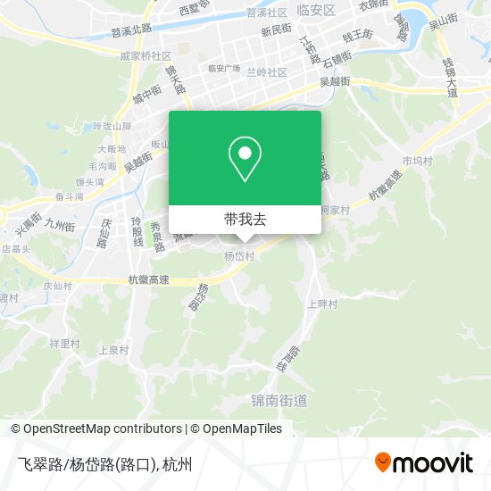 飞翠路/杨岱路(路口)地图