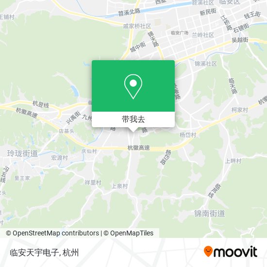 临安天宇电子地图
