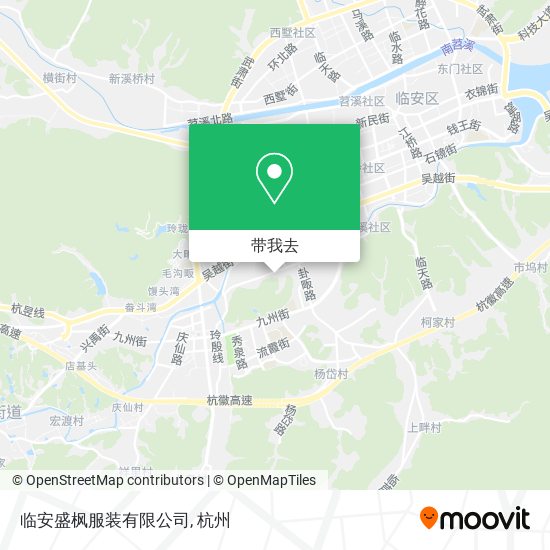 临安盛枫服装有限公司地图