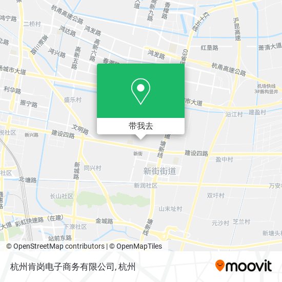 杭州肯岗电子商务有限公司地图