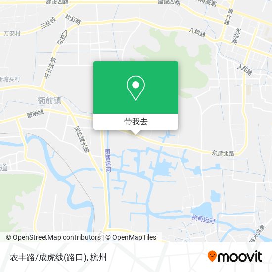 农丰路/成虎线(路口)地图