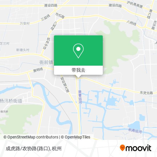 成虎路/农协路(路口)地图