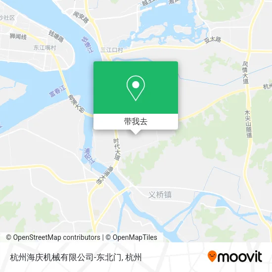 杭州海庆机械有限公司-东北门地图