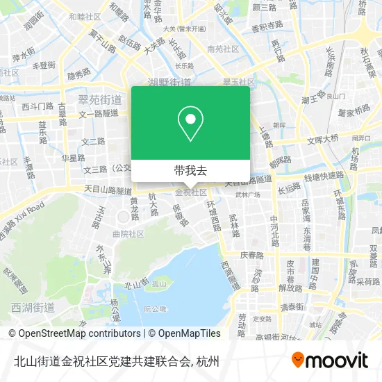 北山街道金祝社区党建共建联合会地图