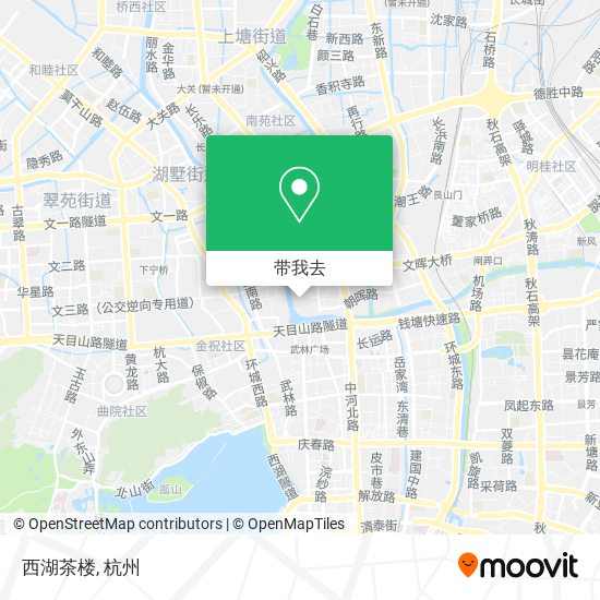 西湖茶楼地图