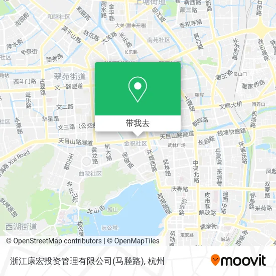 浙江康宏投资管理有限公司(马塍路)地图
