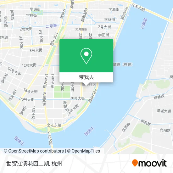 世贸江滨花园二期地图