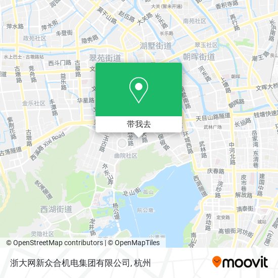 浙大网新众合机电集团有限公司地图