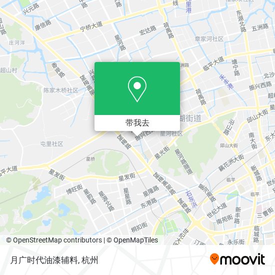 月广时代油漆辅料地图