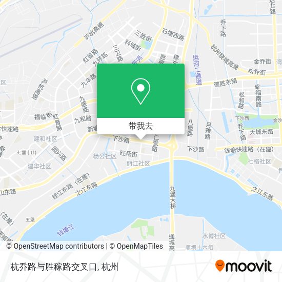 杭乔路与胜稼路交叉口地图