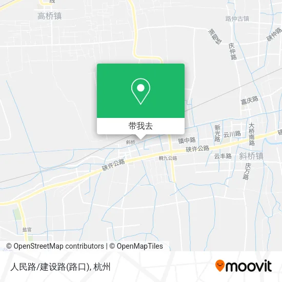 人民路/建设路(路口)地图