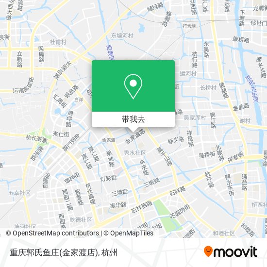 重庆郭氏鱼庄(金家渡店)地图