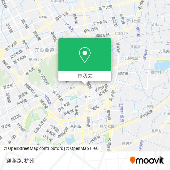 迎宾路地图