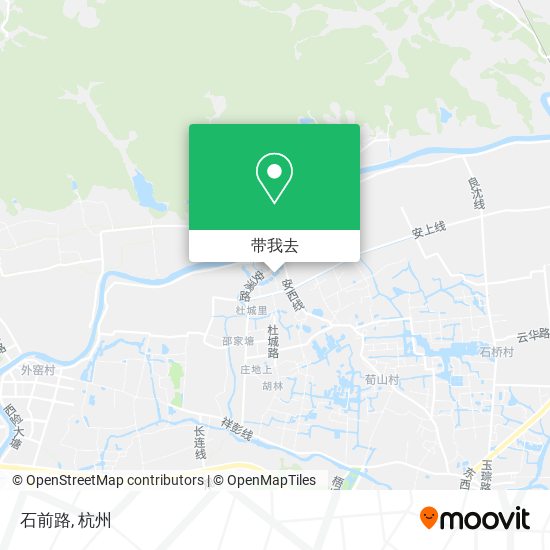石前路地图