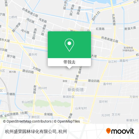 杭州盛荣园林绿化有限公司地图