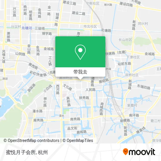 蜜悦月子会所地图