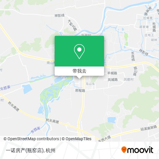 一诺房产(瓶窑店)地图