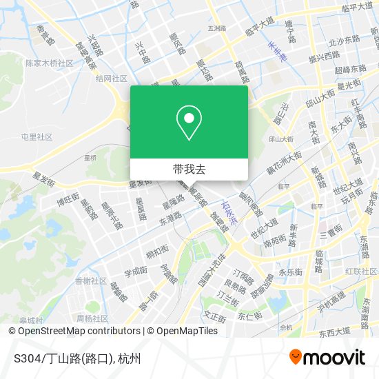 S304/丁山路(路口)地图