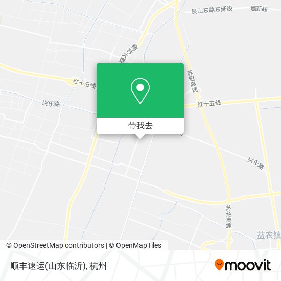 顺丰速运(山东临沂)地图