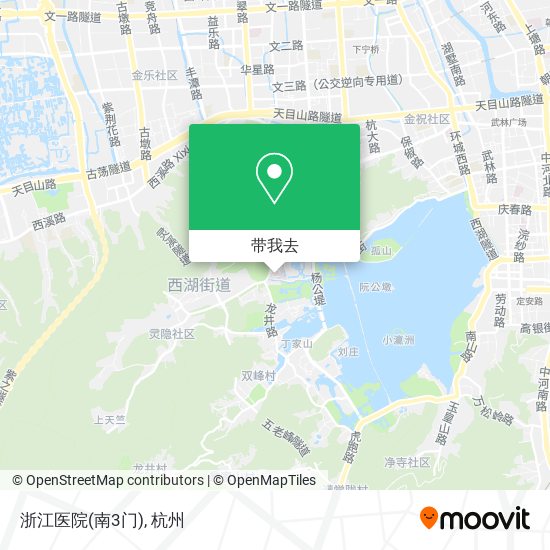 浙江医院(南3门)地图