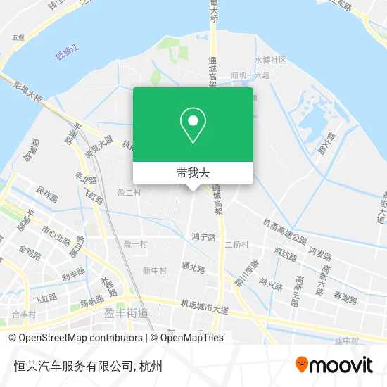 恒荣汽车服务有限公司地图