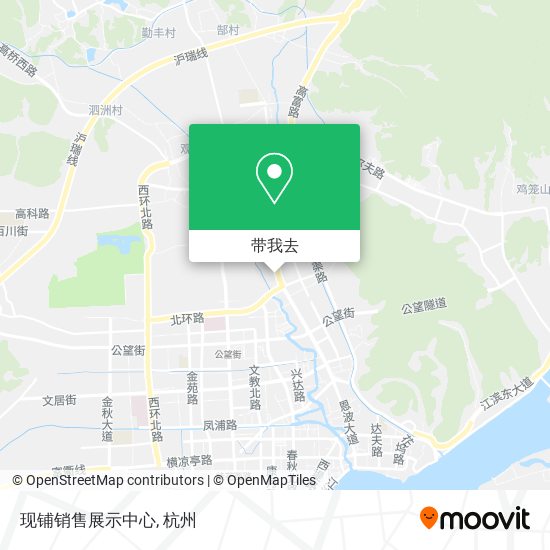 现铺销售展示中心地图