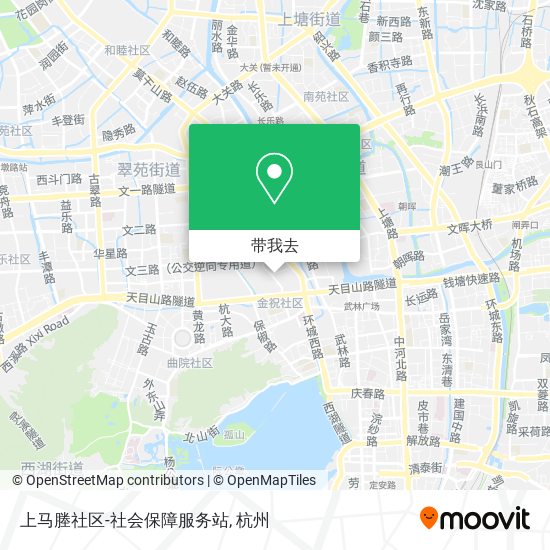 上马塍社区-社会保障服务站地图