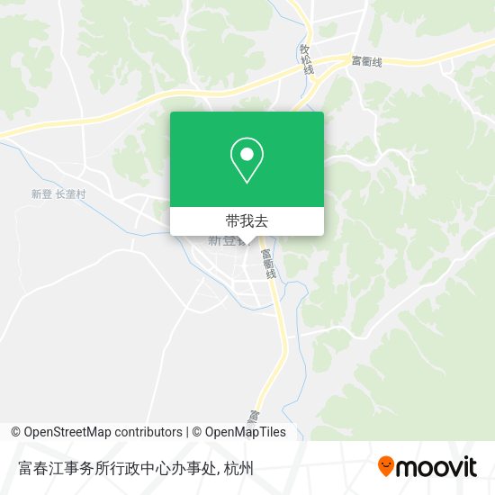 富春江事务所行政中心办事处地图