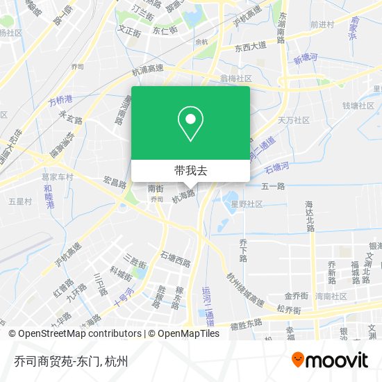 乔司商贸苑-东门地图