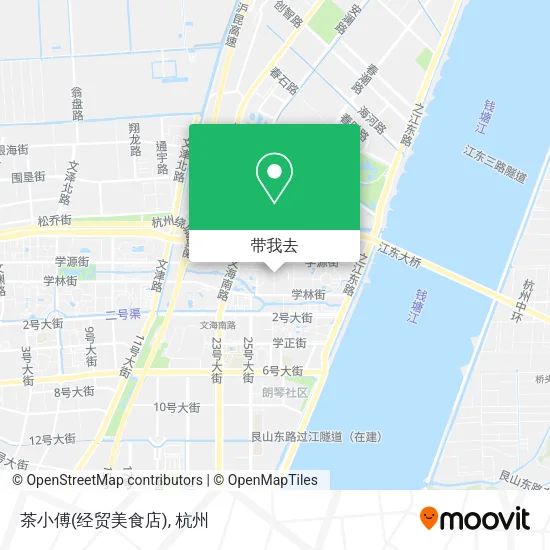 茶小傅(经贸美食店)地图