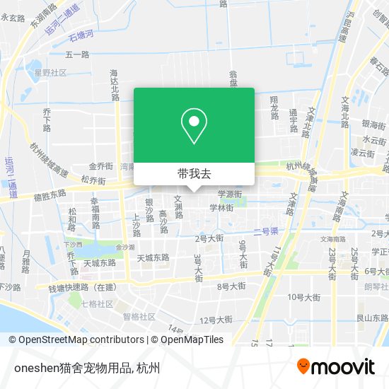 oneshen猫舍宠物用品地图