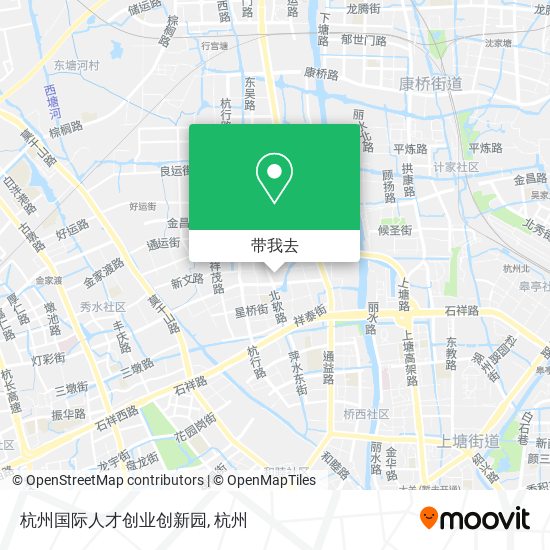 杭州国际人才创业创新园地图