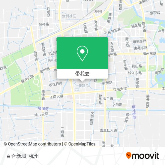 百合新城地图