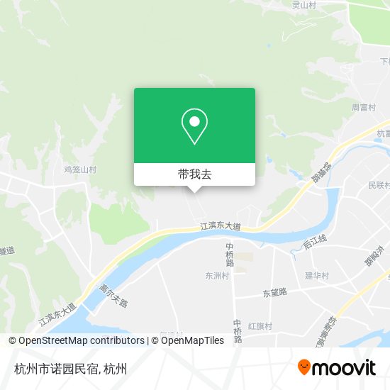 杭州市诺园民宿地图
