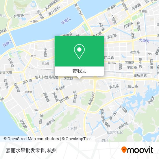 嘉丽水果批发零售地图