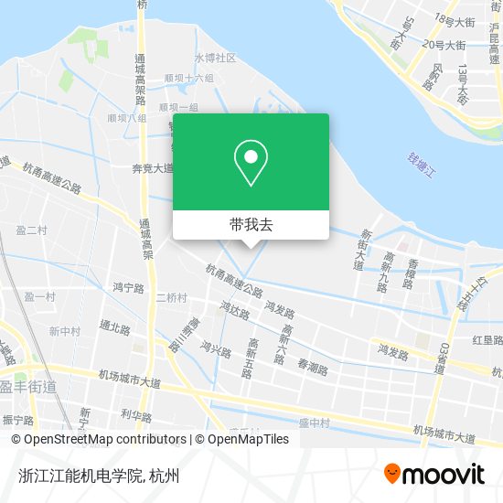 浙江江能机电学院地图
