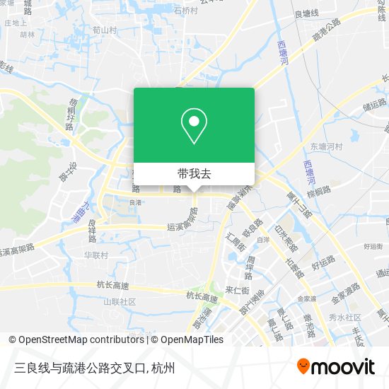三良线与疏港公路交叉口地图